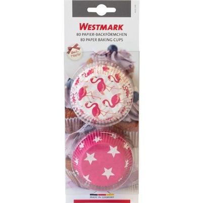 Westmark 80 Baking Cases, Flamingoes & Stars