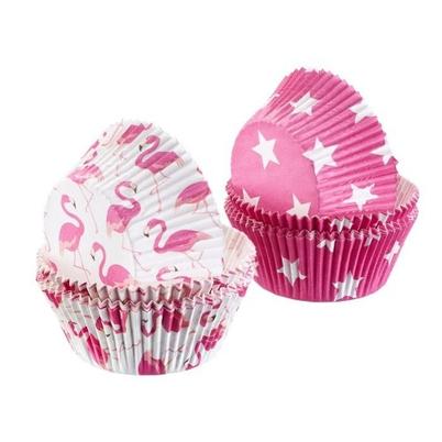 Westmark 80 Baking Cases, Flamingoes & Stars