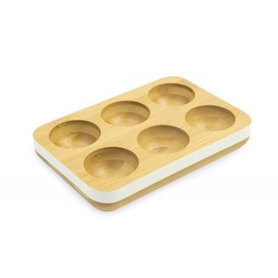 Pebbly Bamboo Egg Tray