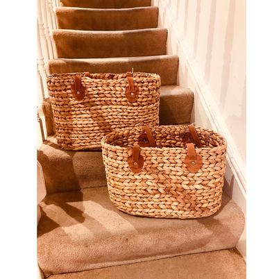 Basket with Long Shoulder Straps Large