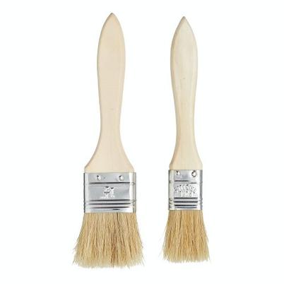 KitchenCraft Set of 2 Pastry & Basting Brushes