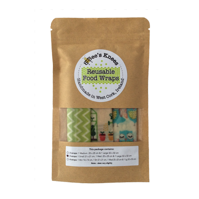 Bee's Knees Reusable Food Wraps Pack of 3