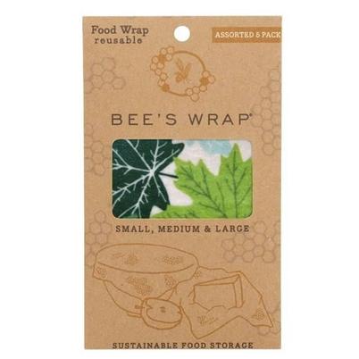 Bee's Wrap Forest Floor 5 Assorted Vegan Wraps