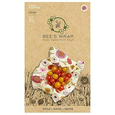Bee's Wrap Meadow Magic 3 Assorted Vegan Wraps