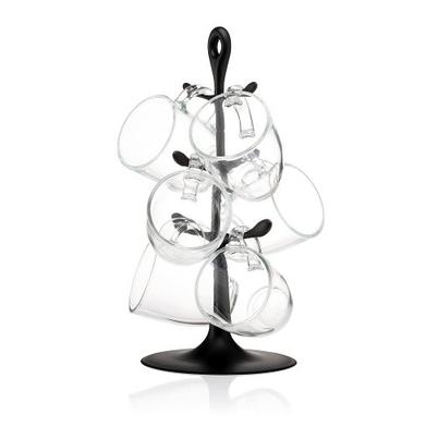 Bodum Bistro Mug Tree & 6 Cups Set