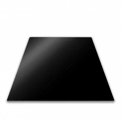 Pebbly Tempered Glass Stovetop Protector Black
