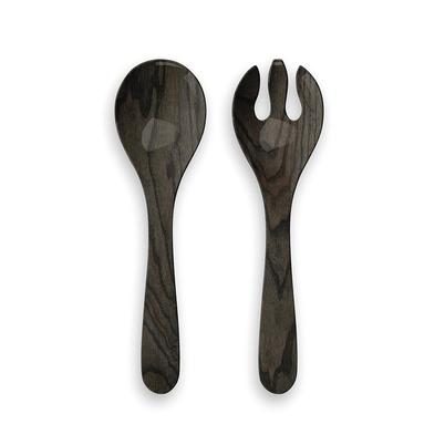 Eddingtons Melamine Salad Servers Black