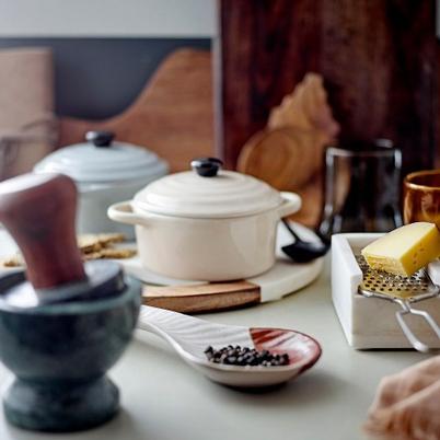 Banou Mortar & Pestle Green Marble