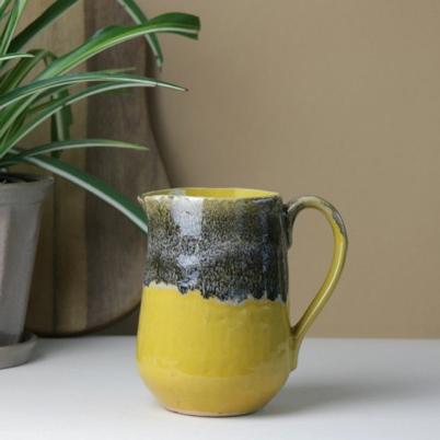 Cornelis Stoneware Jug Yellow