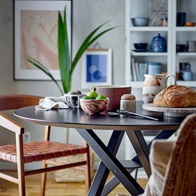 Nuni Lazy Susan & Turntable Brown Marble
