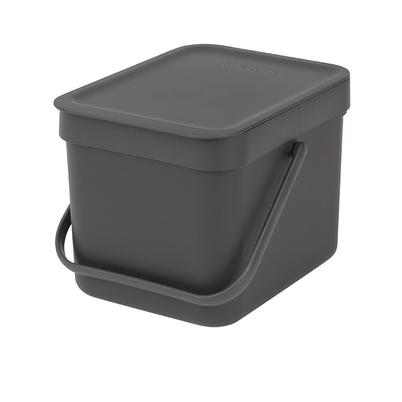 Brabantia Sort & Go Waste Bin 6L Grey