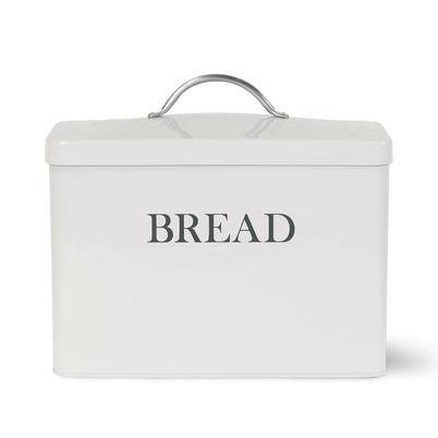 Garden Trading Bread Bin Steel Chalk 