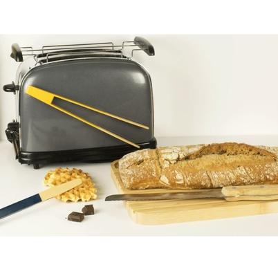 Pebbly Bamboo Handle Bread Knife