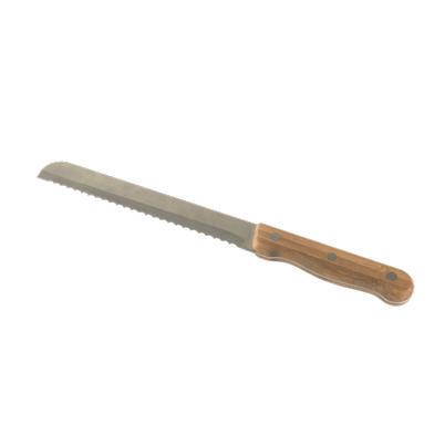 Pebbly Bamboo Handle Bread Knife