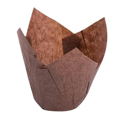Easybake 50 Brown Tulip Muffin Cases