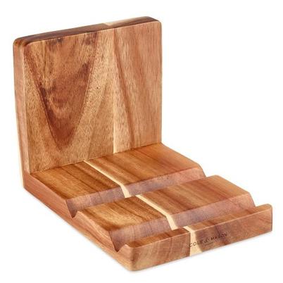 Cole & Mason Buckland Acacia Cookbook Stand & Tablet Holder