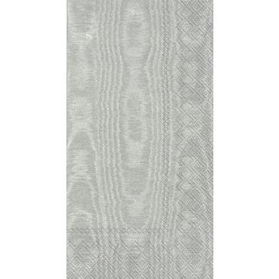 IHR Guest Towels Moiree Silver