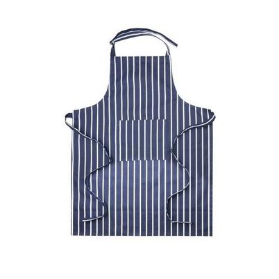 Butcher's Stripe Cotton Apron Navy