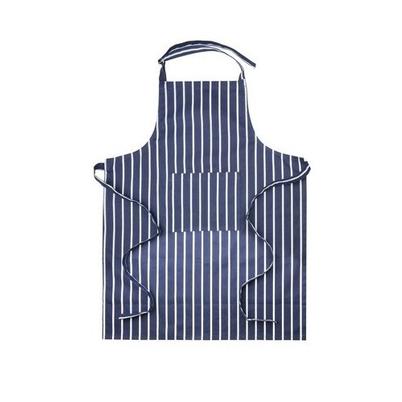 Butcher's Stripe C<b>otto</b>n Apron <b>Navy</b>