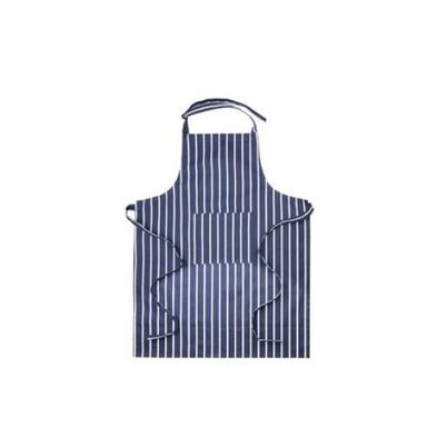 Butcher's Stripe Cotton Kids Apron Navy