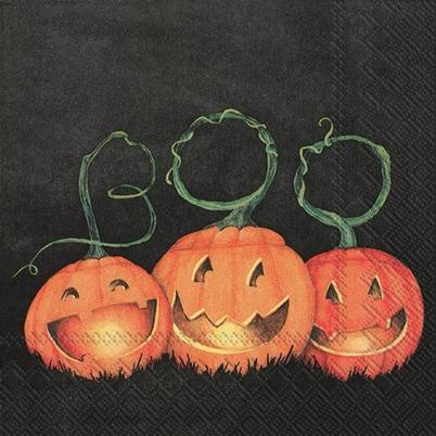 IHR Cocktail Napkins Boo Pumpkins