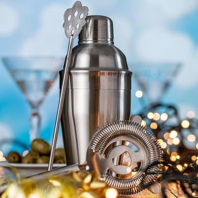 CellarDine 3pc Cocktail Shaker Set
