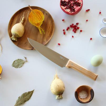 Opinel N118 Parallele Chef's Knife Beech