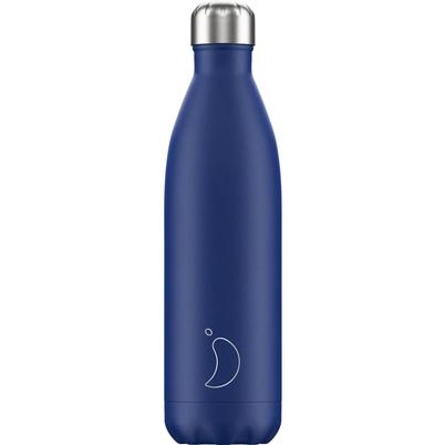 Chilly's 750ml Water Bottle Matte Blue