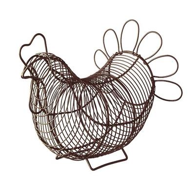 Chicken Egg Basket Brown