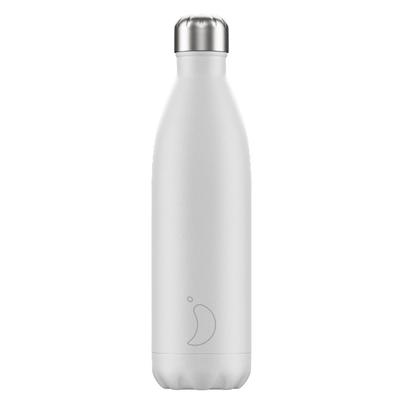 Chilly's 500ml Water Bottle Mono White