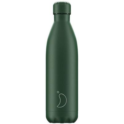 Chilly's 750ml Water Bottle Matte All Green