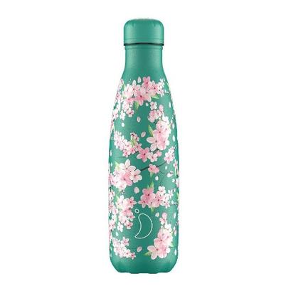 Chilly's 500ml Water Bottle Floral Cherry Blossoms