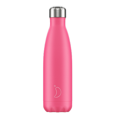 Chilly's 500ml Water Bottle Neon Pink