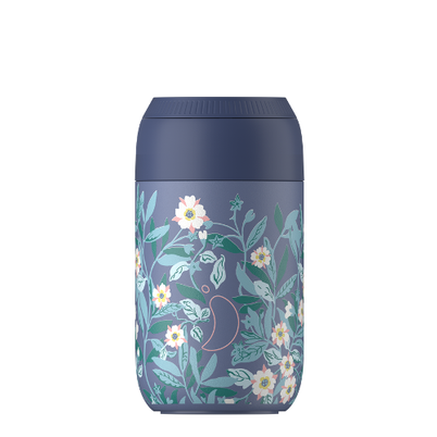Chilly's X Liberty Series 2 Coffee Cup 340ml Brighton Blossom Whale