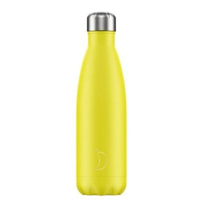 Chilly's 500ml Water Bottle Neon Yellow