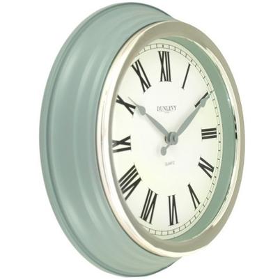 Dunlevy Classic Wall Clock Blue 14in