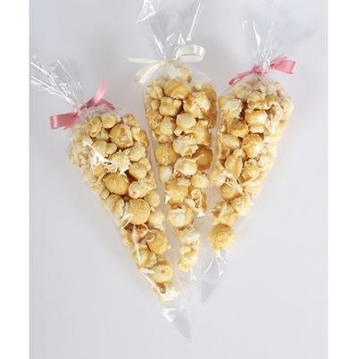 Culpitt 50 Clear Sweet Cone Bags & Ties 150 x 280mm