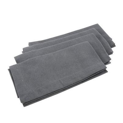 Cotton Napkins Set of 4 Charcoal