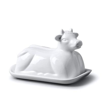 W M Bartleet & Sons Cow Butter Dish 19cm