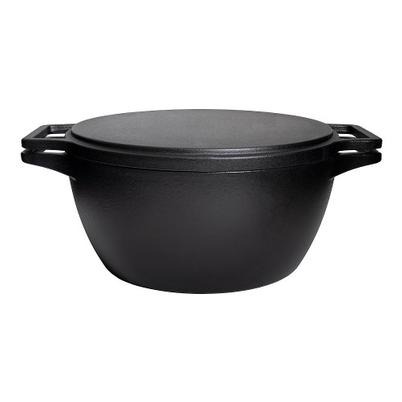 CrushGrind KIM_BO 4-in-1 Cast Iron Pot