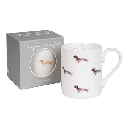 Sophie Allport Dachshund 'Hot Dogs' Standard Mug