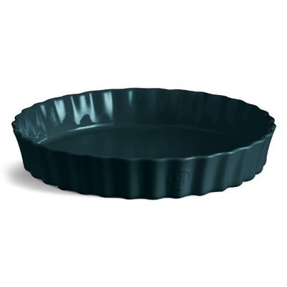 <b>Emile</b> <b>Henry</b> Deep Flan <b>Dish</b> Ocean Blue 28cm