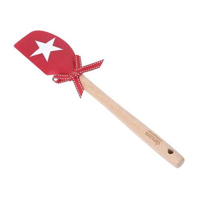 Dexam Christmas Star Silicone Spatula Red