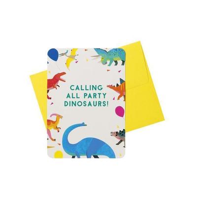 Talking Tables 8 Party Dinosaur Invites