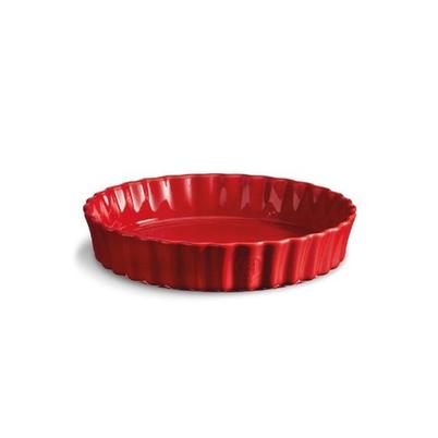 Emile Henry Deep Flan Dish Red