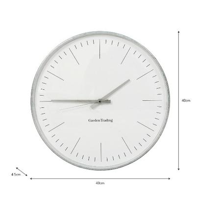 Eastington Clock Steel 40cm