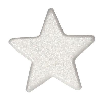 Culpitt Sugar Decorations Moulded Stars Lustre Silver 12pc
