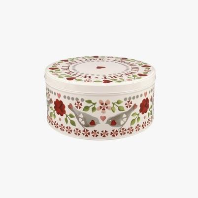 Emma Bridgewater Lovebirds Round Cake Tin