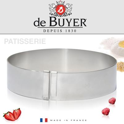 de Buyer Spring Stainless Steel Expandable Pastry Ring