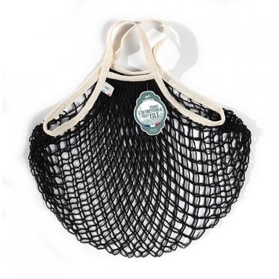 Filt French Market Bag Short Noir Ecru